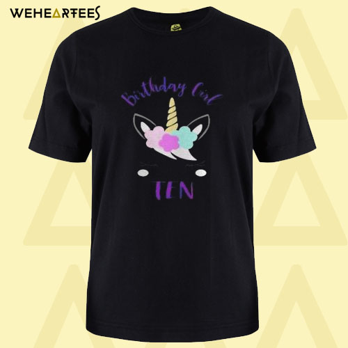 Birthday Unicorn Ten T-Shirt