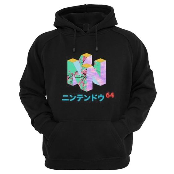 nintendo 64 cropped hoodie