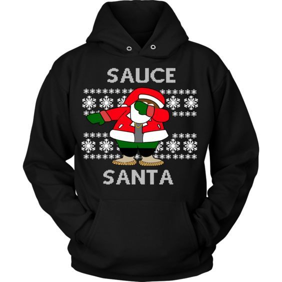 Sauce Santa Ugly Christmas Hoodie DAP