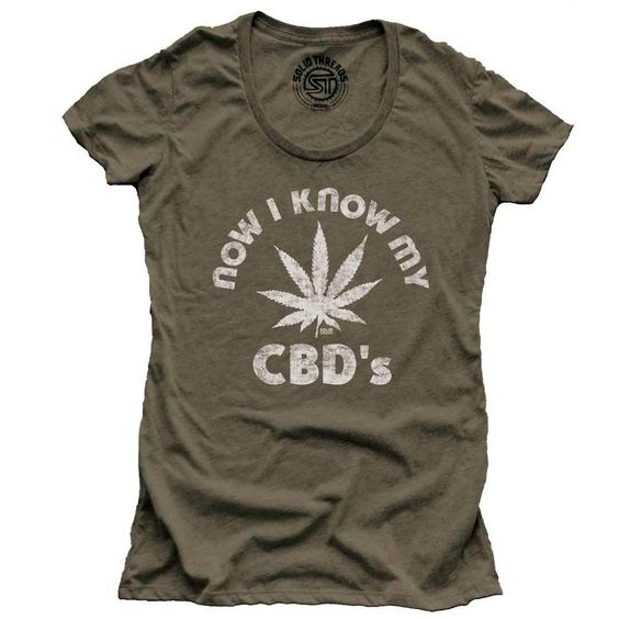 Women's Now I Know My CBD's T-shirt DAP