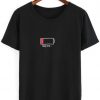 Battery Print Black T-shirt DAP
