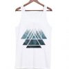 Sacred Geometry Triangles – Misty Forest Tank Top DAP