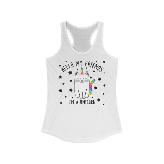 Unicorn Cat Tank Top DAP