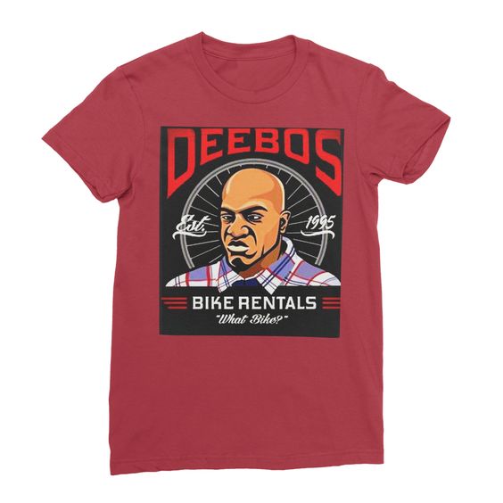 deebo bike rental t shirt