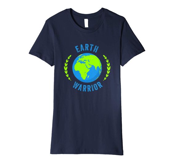 Global Warming Tee Climate Crisis Protest Earth Warrior Premium T-ShirtDAP