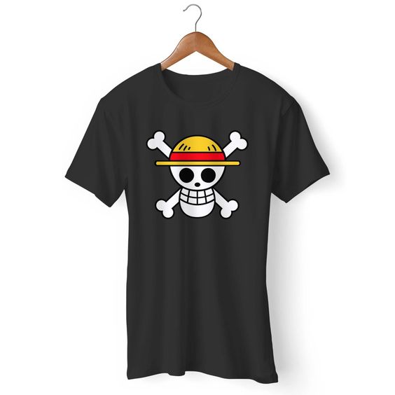 One Piece Luffy Strawhat Pirate Skull Gildan Man’s T-Shirt DAP ...