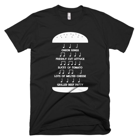 Rhythm Burger Music T-Shirt DAP