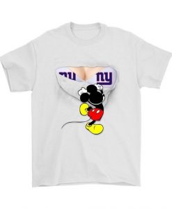 Secretly I'M An New York Giants Fan Mickey Football Shirts DAP