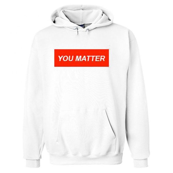 grey you matter hoodie