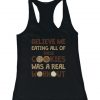 Eating Cookies was Real Workout Women's Funny Tanktop Fitness Sport TanktopDAP