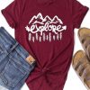 Twenty One Pilots Trench Album Cover T-Shirt DAPExplore Mountain T Shirt DAP