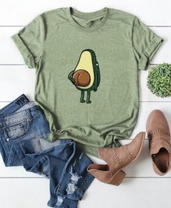 Avocado Print Cuffed Tee T-shirt DAP