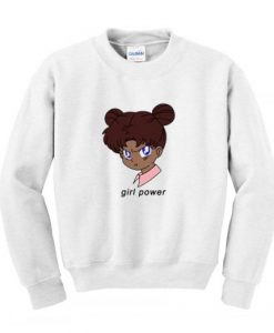 Girl power anime sweatshirt