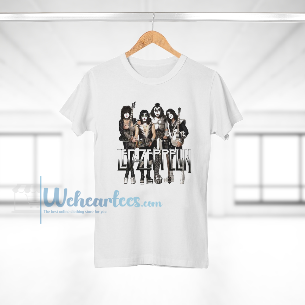 KISS Led Zeppelin Parody TShirt