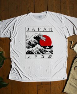 Great Wave of Kanagawa Organic Bamboo T-shirt AL