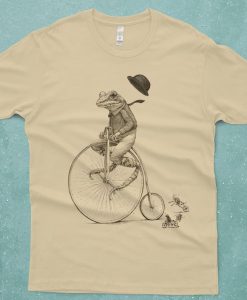 Frog on Bike T-shirt AL